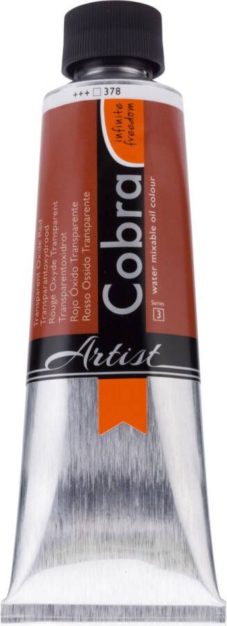 Cobra Artist Watervermengbare Olieverf 150 mL 378 Transparantoxydrood