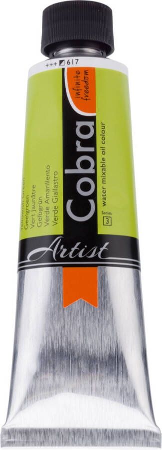 Cobra artist Watervermengbare Olieverf 150 mL 617 Geelgroen