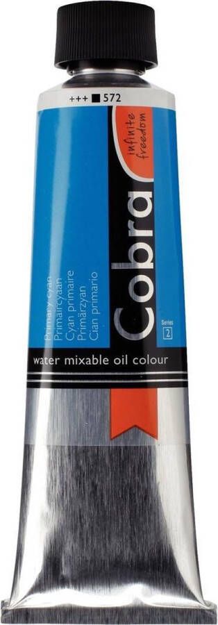 Cobra Artist Watervermengbare Olieverf 150mL 572 Primaircyaan