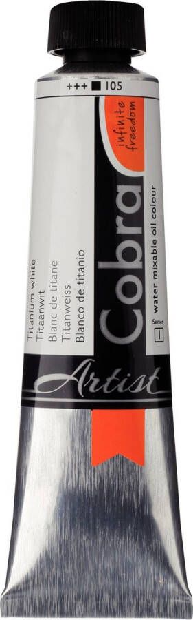 Cobra Artists Olieverf serie 1 Titanium White (105) 40 ml