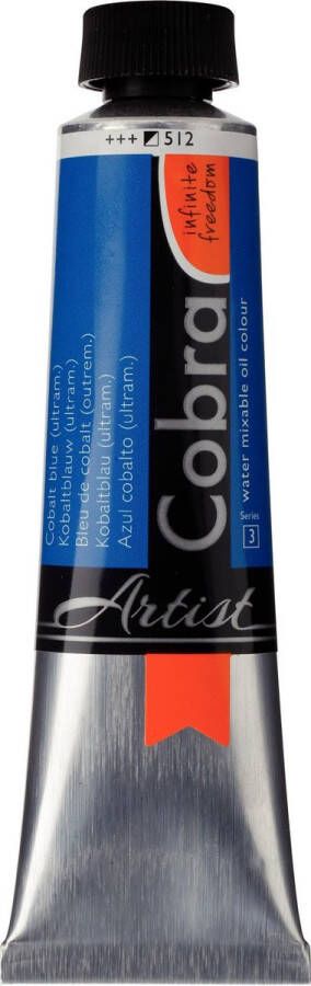 Cobra Artists Olieverf serie 3 Cobalt Blue (Ultramarine) (512) 40 ml