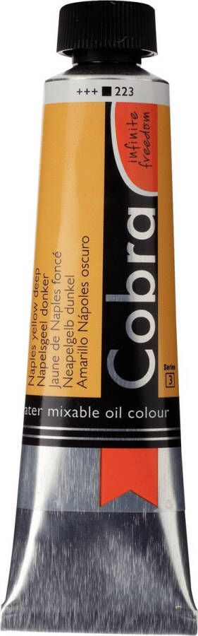 Cobra Artists Olieverf serie 3 Naples Yellow Deep (223) 40 ml