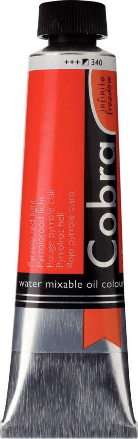 Cobra Artists Olieverf serie 3 Pyrrole Red Light (340) 40 ml