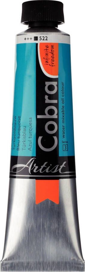 Cobra Artists Olieverf serie 3 Turquoise Blue (522) 40 ml