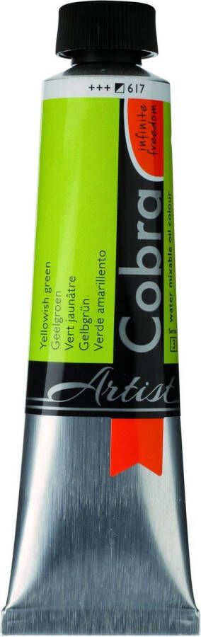 Cobra Artists Olieverf serie 3 Yellowish Green (617) 40 ml