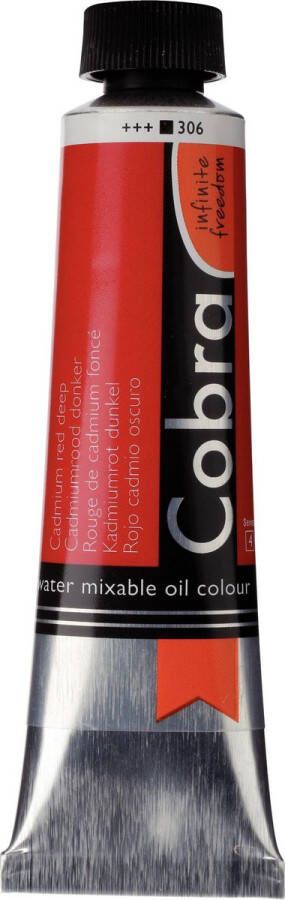 Cobra Artists Olieverf serie 4 Cadmium Red Deep (306) 40 ml