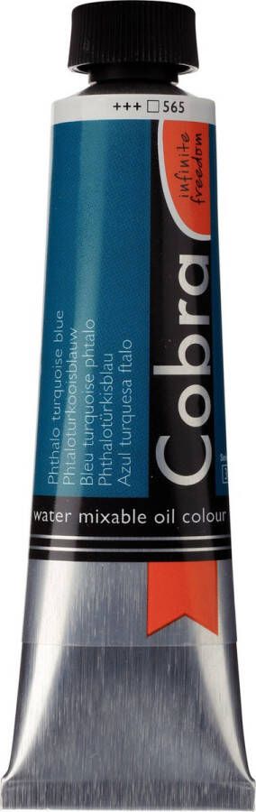 Cobra Artists Olieverf serie 3 Phthalo Turquoise Blue (565) 40 ml