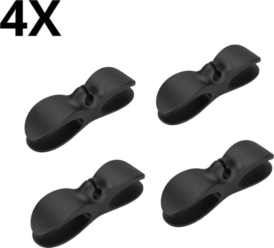 Cocho Kabel organiser zelfklevend 4 stuks kabelhaspels keuken organizers kabelhaspel apparaten – gadgets accessoires kabelhouder zelfklevend management Black Friday 2023 Deals
