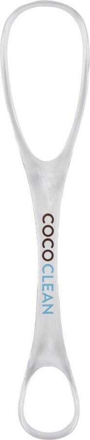 Coco Clean Tongschraper van RVS Effectieve Tongreiniger Transparant Design voor Optimale Mondhygiëne