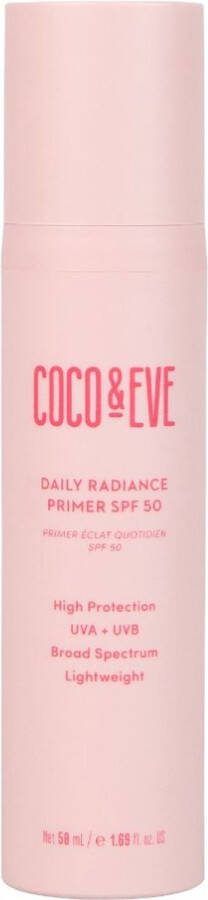 Coco & Eve Daily Radiance Primer SPF50 Sunscreen