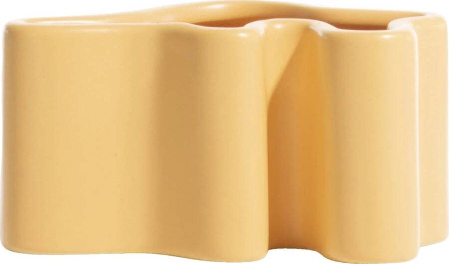 Coco Maison Vaas 'Nala' (8cm hoog Geel)