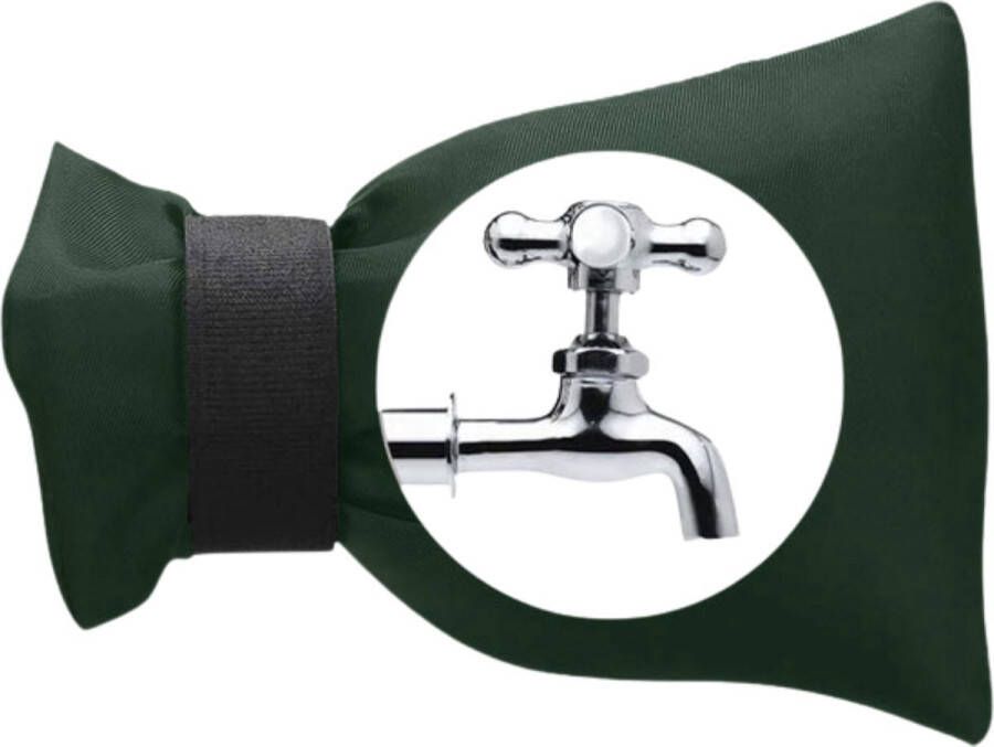 BlezLiving Originele Vorst Beschermhoes Vorstbeveiliging Kraan vrieshoes Buitenkraan hoes Antivorst Antivries Vorsthoes Extra dik XL Groen
