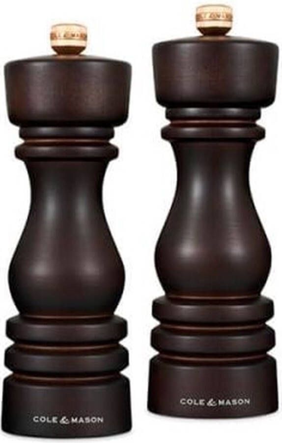 Cole & Mason Peper- en Zoutmolen Londen Chocolat 18cm