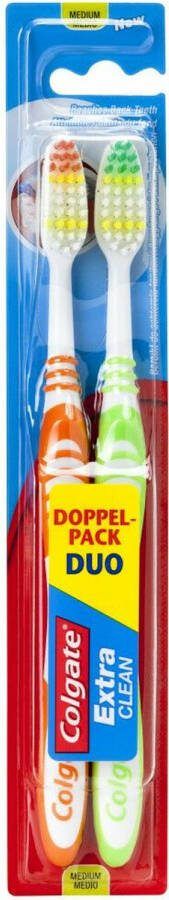 Colgate 12x Tandenborstel Extra Clean Duo 2 stuks