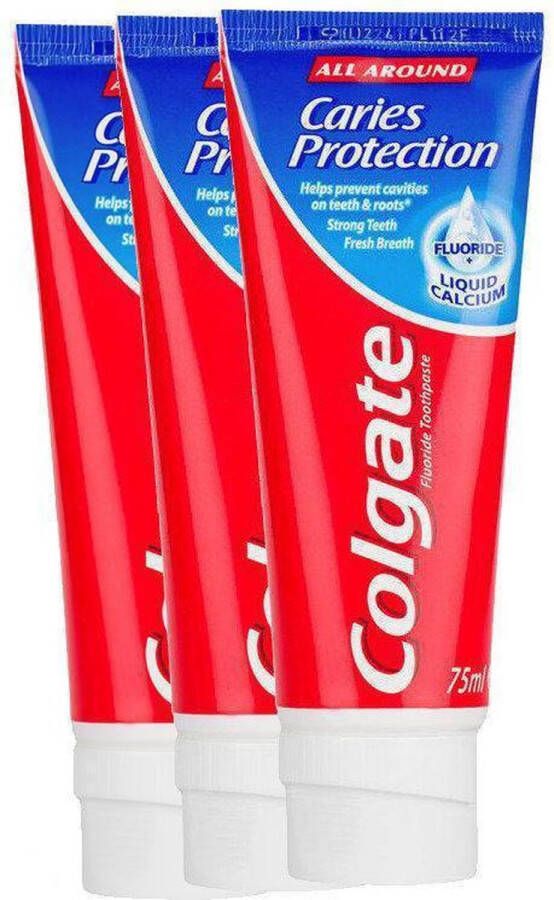 Colgate Caries Protection Tandpasta 3x 75 ml