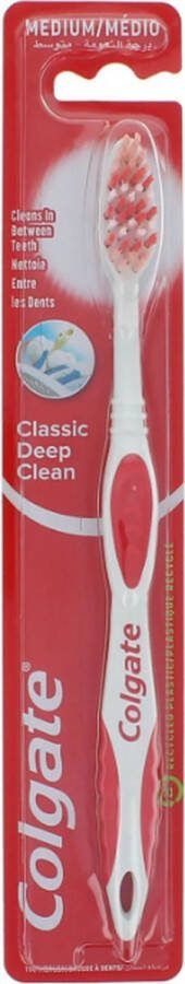 Colgate Classic Deep Clean Tandenborstel Medium Red