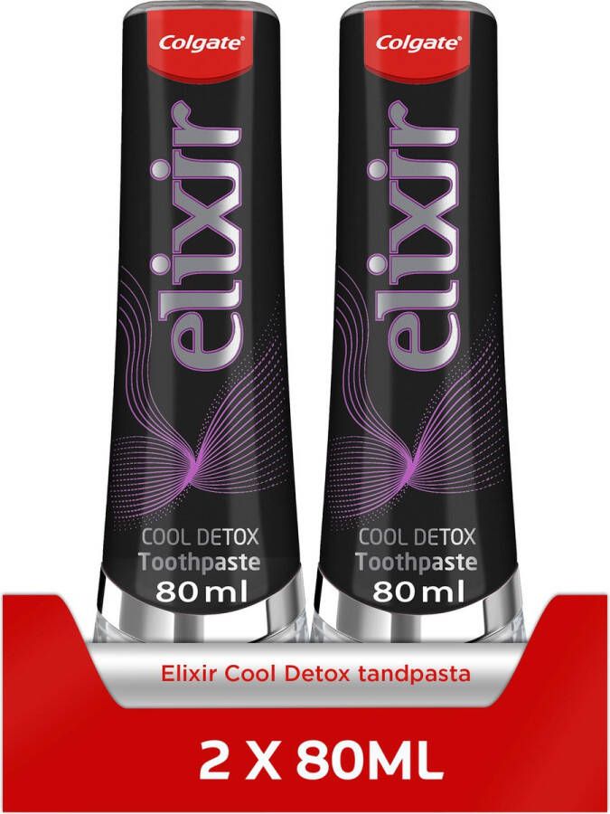 Colgate Elixir Cool Detox tandpasta 2 x 80ml