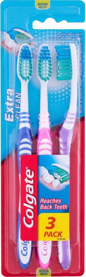 Colgate Extra Clean Medium 3 Pack