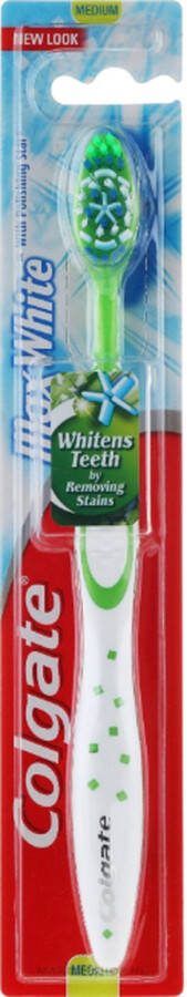 Colgate Max White Tandenborstel Medium Green