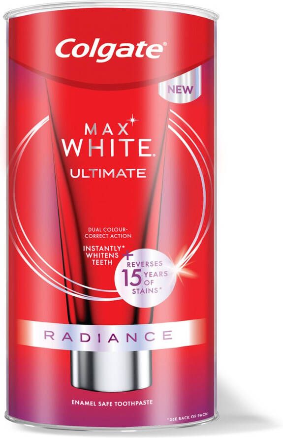 Colgate Max White Ultimate Radiance Whitening Tandpasta 75 ml Voor Witte Tanden