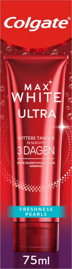 Colgate Max White Ultra Freshness Pearls Whitening Tandpasta 75ml