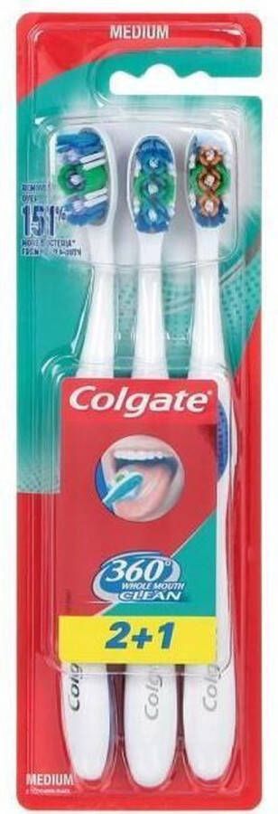 Colgate Set van 3 tandenborstels op basis van Tripack 360