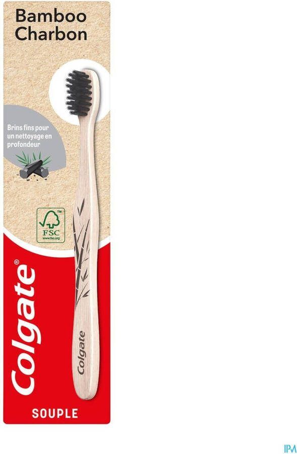 Colgate Tandenborstel Bamboo Charcoal Soft Milieuvriendelijk