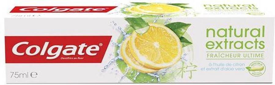 Colgate Tandpasta Natural Extracts Ultieme Frisheid Lemon 75ml Copy