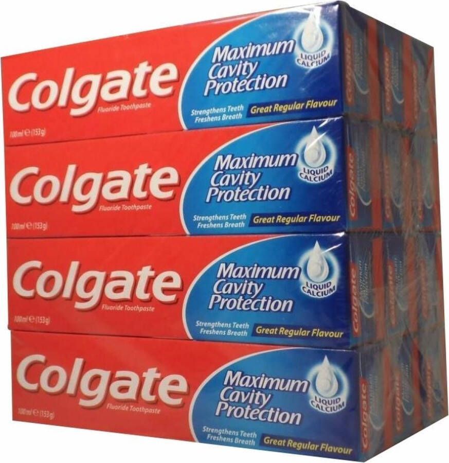 Colgate Tandpasta Anti Cariës XL Voordeelverpakking 12 x 100 ml