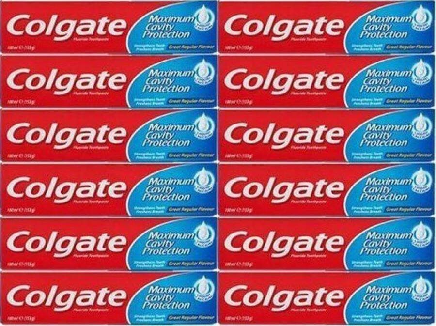 Colgate Tandpasta Anti Cariës XL Voordeelverpakking 12 x 100 ml