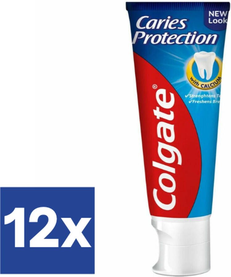 Colgate Tandpasta – Caries Protection 75 ml 12 stuks