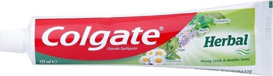 Colgate Tandpasta Herbal met Eucalyptus Mirre Salie & Kamille 125 ml Fluoride Toothpaste Voordeelverpakking