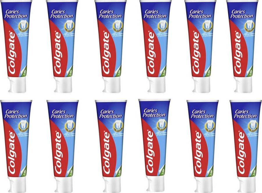 Colgate Tandpasta Protect Caries 12 x 75 ml Voordeelverpakking