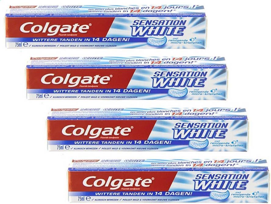 Colgate Tandpasta Sensation White 4 x 75 ml