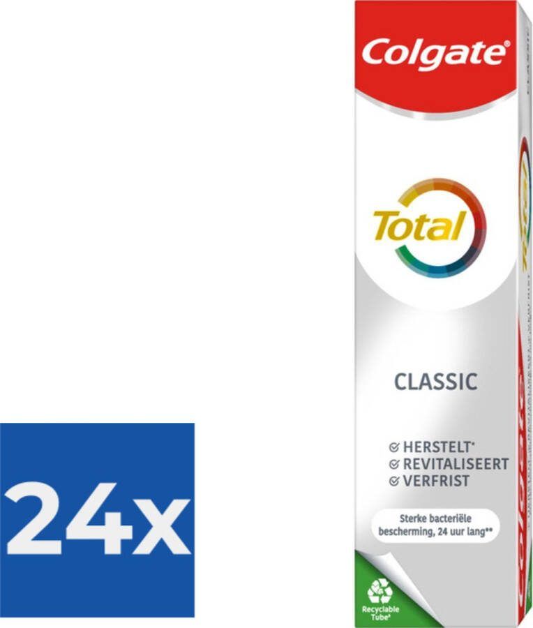 Colgate Total Tandpasta Original 75 ml Voordeelverpakking 24 stuks