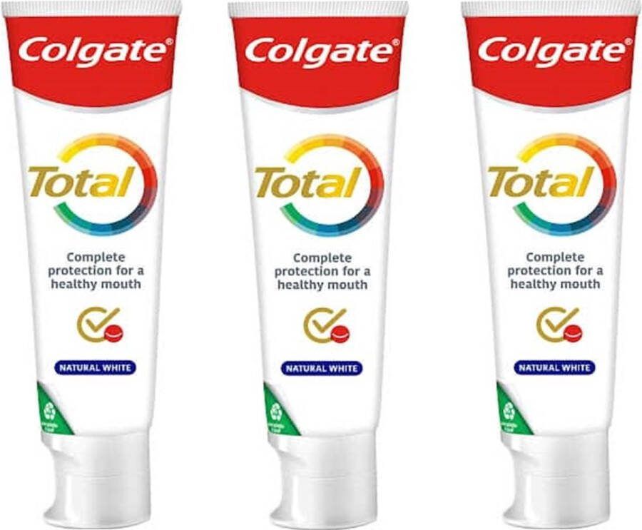 Colgate Total Tandpasta Whitening 3 x 75 ml