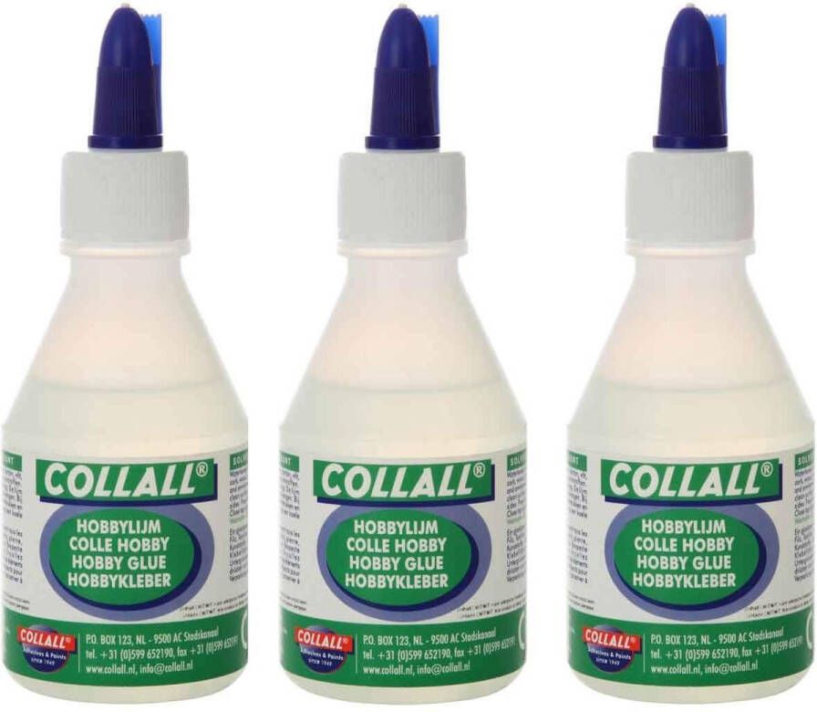 Collall 3x Hobbylijm Totaal 300ml Geschikt voor div. hobbies