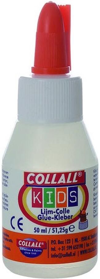 Collall Kinderlijm 50ml Fles a 50 milliliter 24 stuks