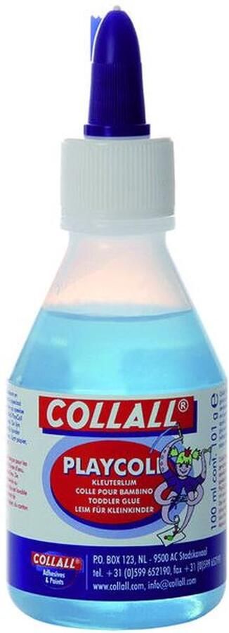 Collall Kinderlijm Playcoll 100ml Fles a 100 milliliter 24 stuks