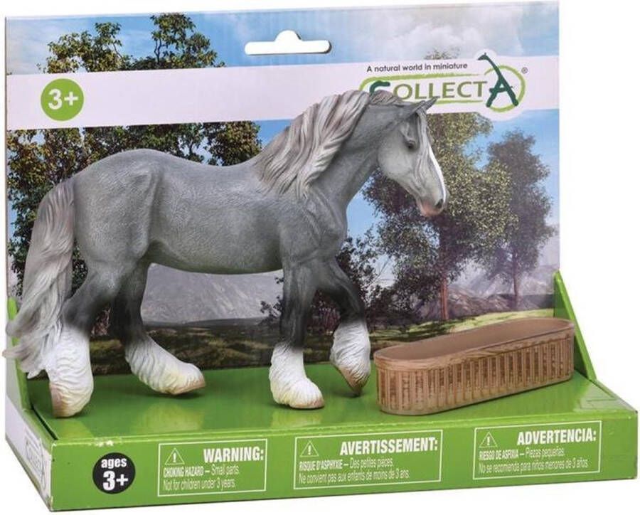 Collecta Paarden: Speelset In Giftverpakking 2-delig Grijs