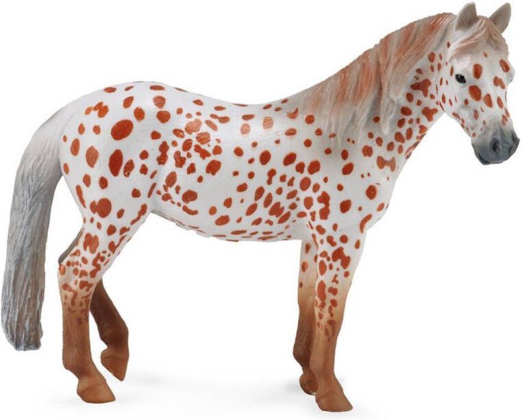 Collecta Paarden (XL): BRITISH SPOTTED PONY MERRIE KASTANJEBBRUIN LUIPAARD 12.7x9.8cm