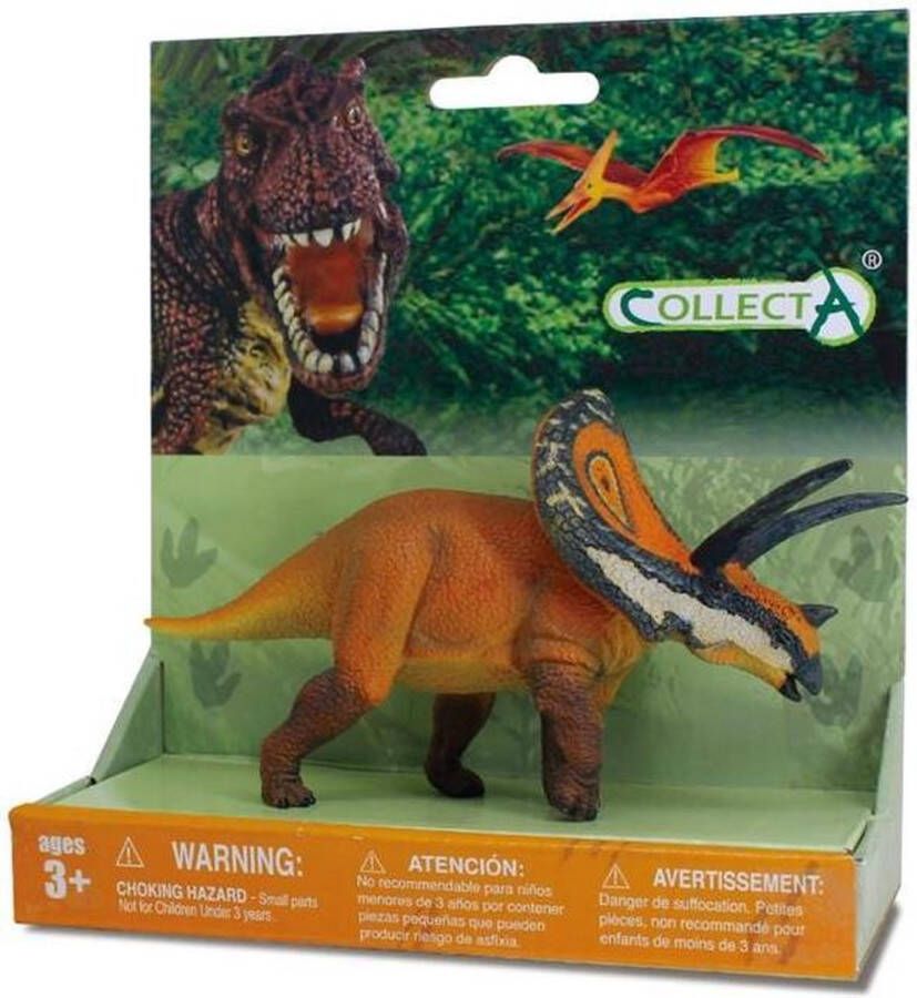 Collecta Prehistorie: Torosaurus Speelset 17 Cm Oranje