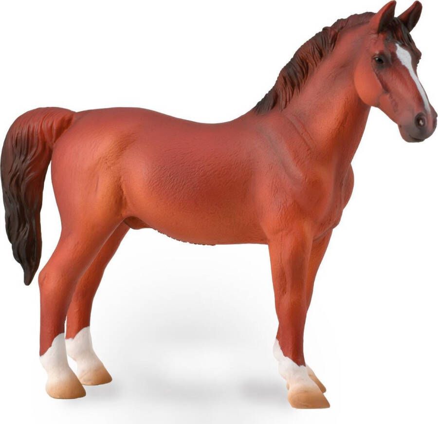 Collecta speelfiguur paard Hackney 14 5 x 11 5 cm bruin