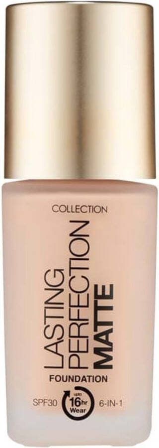 Collection Concealer Lasting Perfection Matte Foundation Stabiliseert de huid Tegen roodheid vlekken en littekens Beige