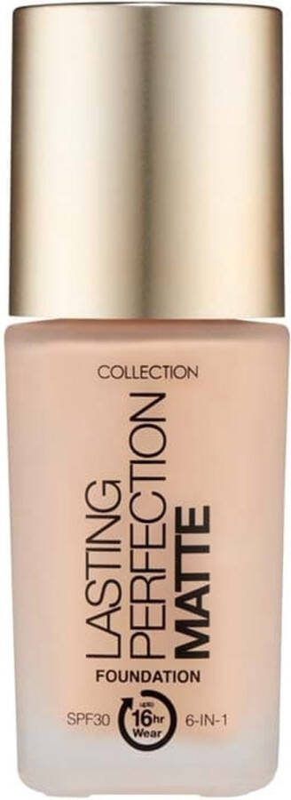 Collection Concealer Lasting Perfection Matte Foundation Stabiliseert de huid Tegen roodheid vlekken en littekens Biscuit