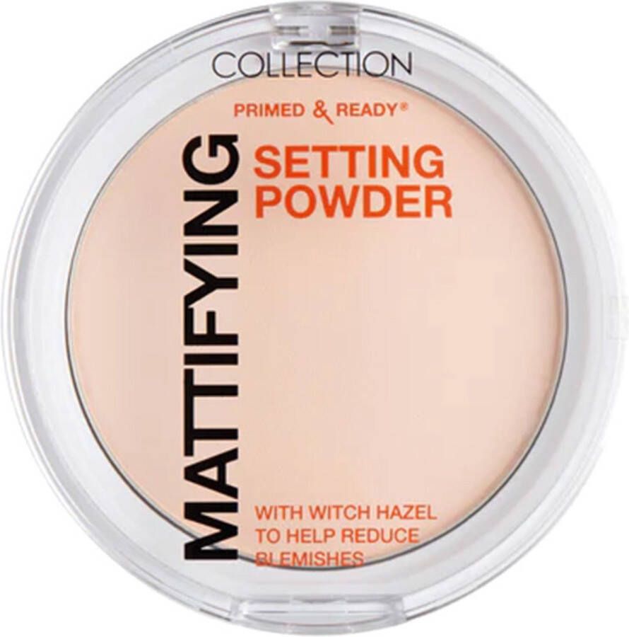 Collection Foundation Primed and Ready Mattifying Setting Powder Loose Powder Concealer Voor een stralende gloed