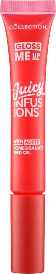 Collection Lipgloss Gloss Me Up Juicy Infusion Lip Gloss Vitaminerijke lipgloss Transparant Met smaak Watermelon Slice
