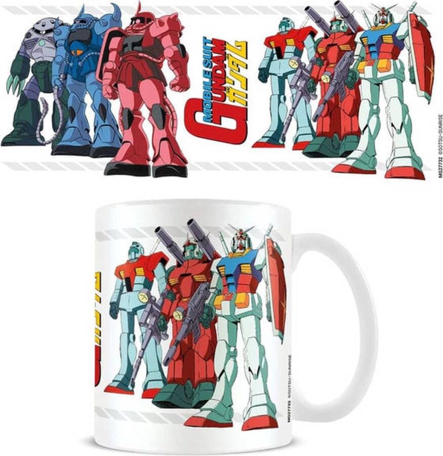 Collector Vault Store Gundam line up mug