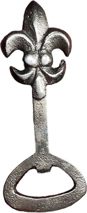 Colmore by Diga Opener franse lelie LeJoy Design flesopener bieropener zilver aluminium deluxe