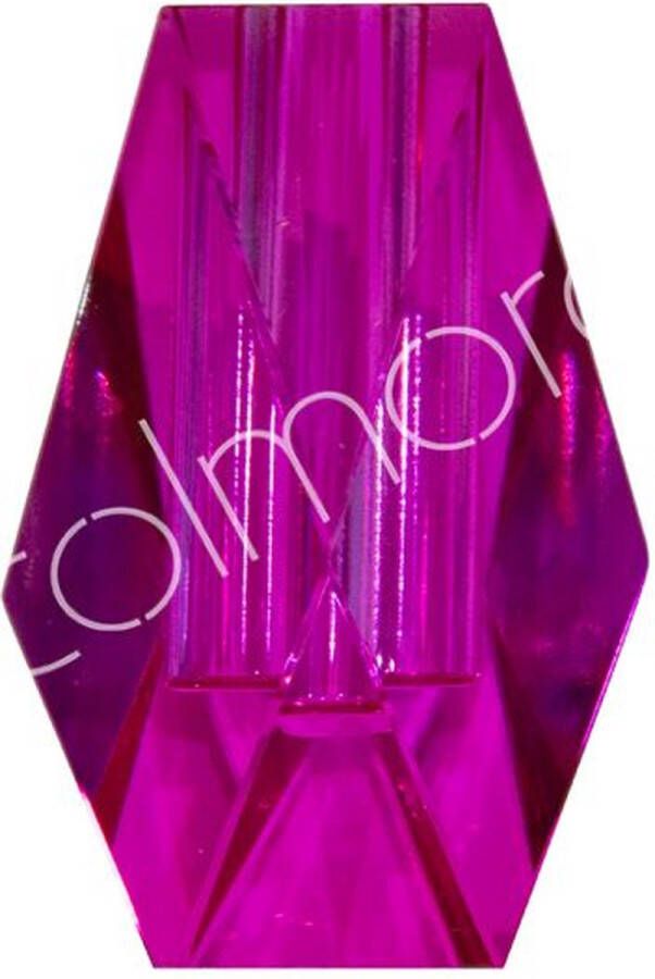 Colmore Kandelaar votive kristalglas pink 5x5x10 cm